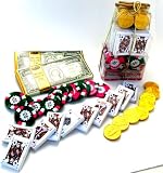 Gamblers' Gift Pack Assortment - Milk Chocolate Playing Cards, Chips, Gold Coins & Million Dollar Candy Bars