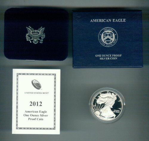 2012-W Proof Silver Eagle Original Mint Packaging-image