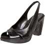 Aerosoles Women's Chic Pea Slingback Sandal,Black Leather,8 M US