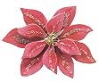 Poinsettia Christmas Card Dress Up Sticker