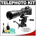 Rokinon 500mm f/8 Telephoto Lens with 2x Teleconverter (=1000mm) for Panasonic / Olympus E-5, E-30, E-3, Evolt E-420, E-450, E-520, E-620 Digital SLR Cameras