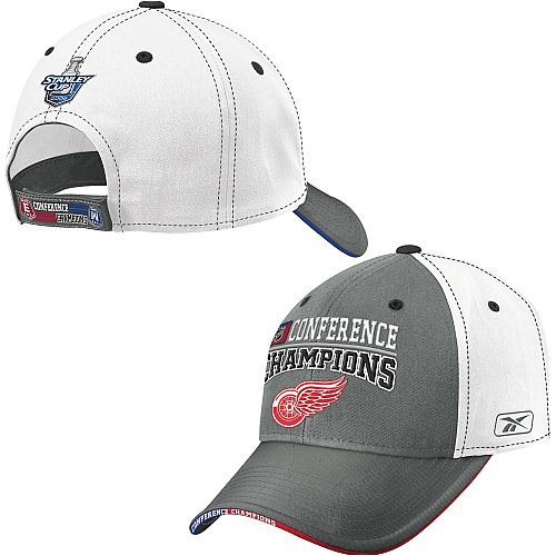 Buy Reebok Detroit Red Wings 2008 Western Conference Champions Locker Room Hat by Reebok