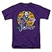 DC/THE JOKER - Short Sleeve ADULT T-Shirt - PURPLE