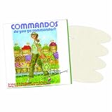 The Commandos Patch, Organic Ev'ylope Un-dyed Jersey Organic Cotton Fleece, For All Fabrics, 8 Patches , 2.0oz Units