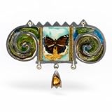 Butterfly and Spirals Pin from the Artazia Collection #1101B NP OP