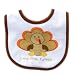 Thanksgiving Drooler Bib - Printed, My Little Turkey