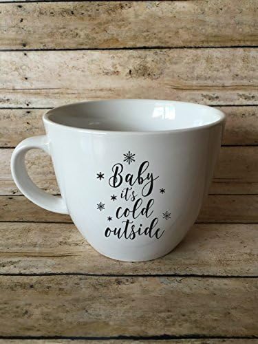 Baby It's Cold Outside Coffee mug - coffee lover - winter theme - Christmas mug