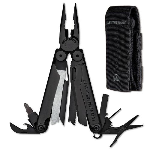 Leatherman L830246 Wave Edelstahl Black Oxide, inklusive Nylon-Molle-Holster (Spezialholster für besonderen Einsatz) schwarz Leatherman L830246 Wave Edelstahl Black Oxide, inklusive Nylon-Molle-Holster (Spezialholster für besonderen Einsatz) schwarz