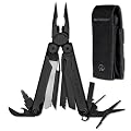 Leatherman L830246 Wave Edelstahl Black Oxide, inklusive Nylon-Molle-Holster (Spezialholster f�r besonderen Einsatz) schwarz