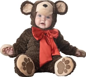 InCharacter Unisex-baby Newborn Teddy Bear Costume, Brown, Small