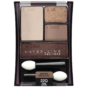 Maybelline New York Expert Wear Eyeshadow Quads, Chai Latte