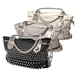 Je Veux Double Handle Studded Tote Handbag