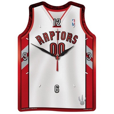 NBA Jersey High Def Plaque Clock - Toronto Raptors