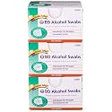 BD Alcohol Swabs - 3 Boxes of 100