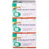 BD Alcohol Swabs 3 Boxes of 100 BD Alcohol Swabs 3 Boxes of 100