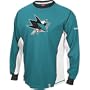 Reebok San Jose Sharks Face-Off Downforce Long Sleeve Top - San Jose Sharks XX Large