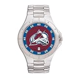 Colorado Avalanche NHL Men's Pro II Watch with Stainless Steel Bracelet