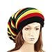 EchoMerx Reggae Baggie Beanie Hat Rasta Colors