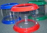Goldfish Bowl Fish Tank  Aquarium Acrylic SAFE for Kids Ideal Xmas GIFT Green
