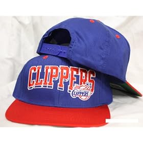 NBA San Diego Clippers Retro Royal 2 Tone Snapback Cap LA Clippers: Sports &amp; Outdoors