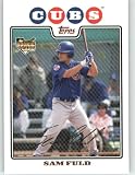 2008 Topps #96 Sam Fuld RC - Chicago Cubs (RC - Rookie Card) (Baseball Cards)