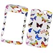 RIM BlackBerry Storm 2 9550 Verizon Snap-on Protector Hard Case Image Cover "Colorful Butterfly" Design