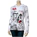 All Products : Georgia Bulldogs Ladies White Rhinestone Zip Up Hoody
