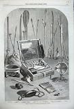Review Old-print  / 1859 RELICS FRANKLIN EXPEDITION MEDICINE CHEST FLASK RI
