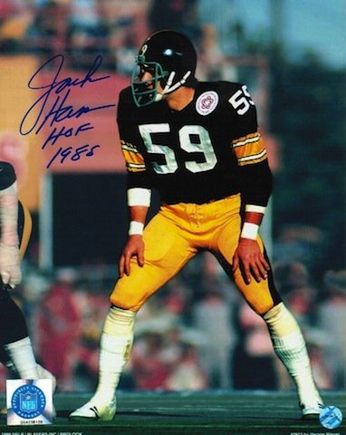 Jack Ham Signed Steelers 8x10 Photo - HOF 1988