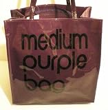 Little Brown Bags - Medium Purple Bag - Shopper Tote Handbag