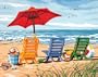 Dimensions Needlecrafts Paintworks Paint By Number, Beach Chair Trio