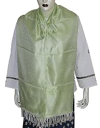 Silk Scarf for Women Jacquard Pattern Rectangular 22 x 72 inches (srft068)