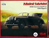 ICM 1/35 Admiral Cabriolet, WWII German Staff Car