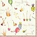 Kitchen & Housewares : Caspari Birthday Paper Cocktail Napkins, Set of 20