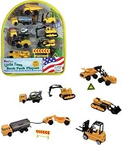 CONSTRUCTION VEHICLE BACK PACK PLAY SET by Wow Toyz