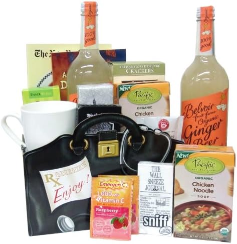 Get Well Gift Basket with Food to Wish Someone a Speedy Recovery