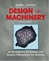 Design of Machinery with Student Resource DVD