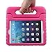 LEFON Kids Case for iPad mini Shockproof Convertible Handle Light Weight Super Protective Stand Cover Case for Apple iPad mini 3rd Gen/Mini 2 / Mini 1 (Rosy)
