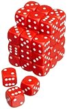 Produkt-Bild: Pegasus Spiele 23600206 - 12mm-W&uuml;rfel, Opaque: Rot, 36er-Set in Acrylbox