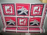 2 Yds Cleveland Indians MLB Fabric Material Pillow