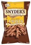 Snyders of Hanover Honey Wheat Braided Twist, 10-Ounce (Pack of 6)