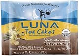 Luna Tea Cakes, Tea Infused Baked Snack, Vanilla Macadamia, 1.41-Ounce Bars (Pack of 24)