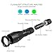 Ssking Tactical LED Flashlight, 5 Modes Zoomable Adjustable Focus Water Resistant for Hiking, Camping, Emergency