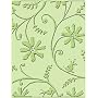 Cuttlebug A2 Embossing Folder, Stylized Flowers Flowers