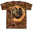 The Mountain Shy Wolf Adult Tee