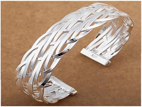 New Arrival Classic Soild 925 Silver Bracelet Beautiful Open Side Charm Bracelet