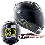 AGV K3 VALENTINO ROSSI CELEBR8 BLACK HELMET! MEDIUM/MD