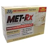 51elZF2iJ%2BL. SL160  Met Rx Meal Replacement Protein Powder, Original Vanilla 40   2.54 oz (72 g) Packets [101.5 oz (2.88 kg)]