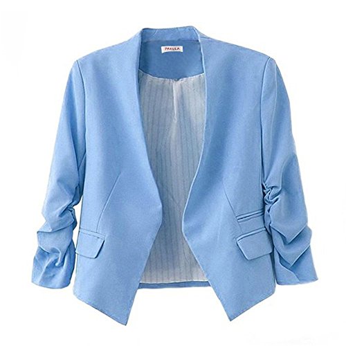 Voinnia® Women's Folding Sleeve Office Blazer