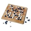 Tic-Tac-Ku Solid Wood Game (Blue/White) by Mad Cave Bird Games